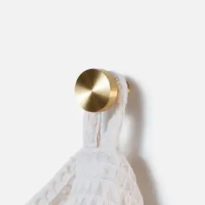 Wieszak na ubrania i ręczniki W6 mosiężny