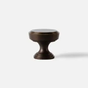 Gałka meblowa mosiężna G2 30x26 kolor czekoladowy