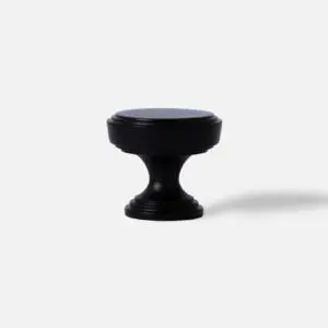 Gałka meblowa mosiężna G2 30x26 kolor czarny