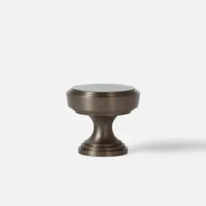 Gałka meblowa mosiężna G2 30x26 kolor szary