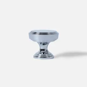 Gałka meblowa mosiężna G2 30×26 kolor srebrny