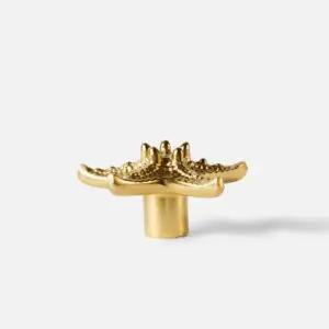 ROZGWIAZDA kolor złoty- ozdobny uchwyt meblowy