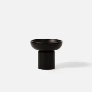 Gałka do mebli mosiężna G6 30x26mm kolor czarny