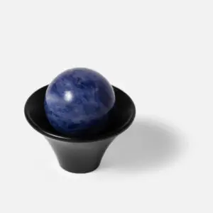 Gałka meblowa kolor czarny Kielich K1 kamień DO WYBORU