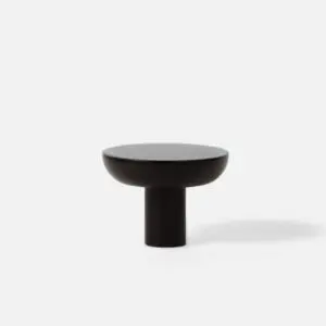 Gałka do mebli mosiężna G3 30x22mm kolor czarny