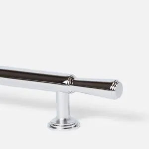 Uchwyt meblowy relingowy 237mm srebrny z łezkami model 2