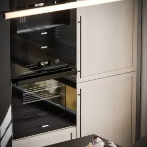 Uchwyt mosiężny relingowy SEGNO 498mm kolor czarny