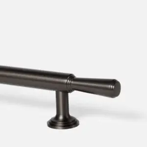 Uchwyt meblowy relingowy 300mm szary z łezkami model 2