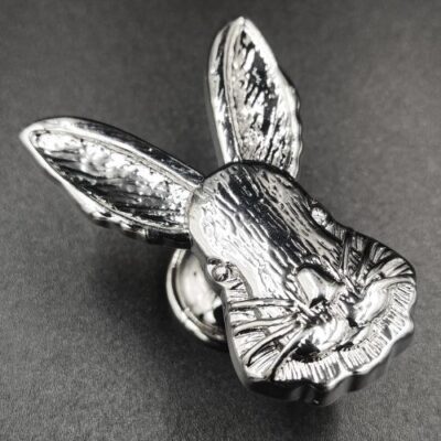 uchwyt meblowy królik kolor srebrny