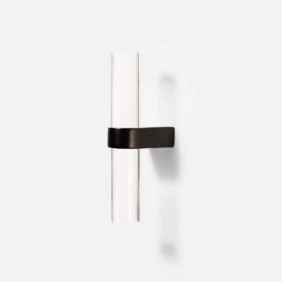 Gałka mosiężna t-bar z akrylem przezroczystym nóżka czarna