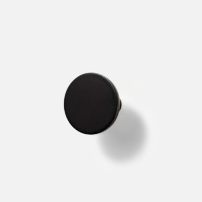 Gałka mosiężna do mebli kolor czarny 30x22mm