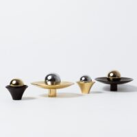 Galka-do-mebli-Kielich-K1-K2-mosiezny-i-czarny-z-kulka-zlota-srebrna-uchwyt