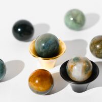 Galka-kielich-k1-czarny-mosiadz-agat