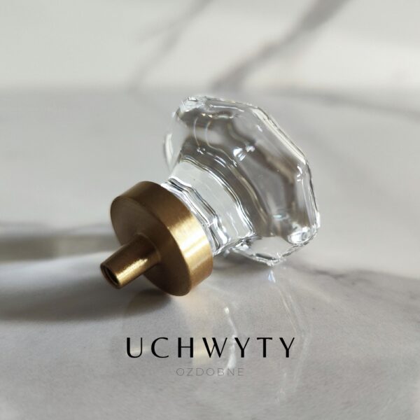 Galka-mosiezna-z-krysztalem-przezroczystym-oktagon Galka-mosiezna-z-krysztalem-przezroczystym-oktagon