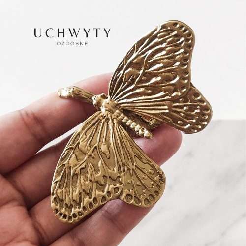Motyl-mosiezny-zloty-uchwyt-galka Motyl-mosiezny-zloty-uchwyt-galka