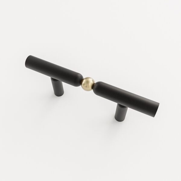 UCHWYT-DO-MEBLI-98MM-CZARNY-I-KULKA-MOSIEZNA-10MM UCHWYT-DO-MEBLI-98MM-CZARNY-I-KULKA-MOSIEZNA-10MM