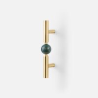 UCHWYT-DO-MEBLI-MOSIEZNY-SZCZOTKOWANY-MENO-98MM-Z-JEDNA-KULKA-KAMIENNA-20MM-AGAT