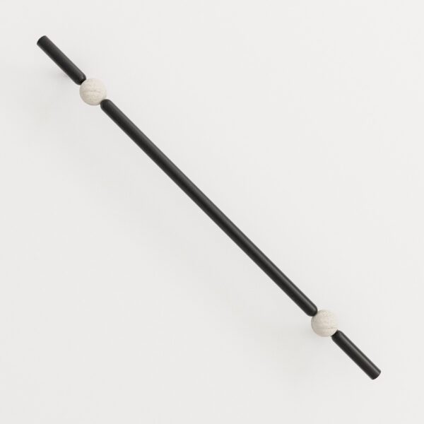 UCHWYT-MENO-CZARNY-352MM-Z-KULKA-TRAWERTYN UCHWYT-MENO-CZARNY-352MM-Z-KULKA-TRAWERTYN