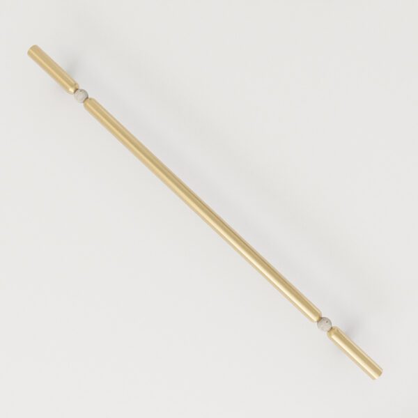 UCHWYT-MENO-MOSIADZ-332MM-Z-KULKA-TRAWERTYN UCHWYT-MENO-MOSIADZ-332MM-Z-KULKA-TRAWERTYN