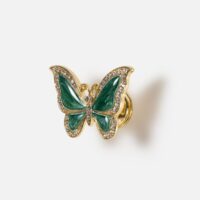 Uchwyt-cynkowo-aluminiowy-motyl-z-cyrkoniami-zloty-i-zielony
