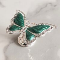 Uchwyt-do-mebli-motyl-srebrny-z-cyrkonia-i-masa-perlowa-kolor-zielony