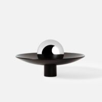 Uchwyt-galka-mosiezna-kielich-K2-kolor-czarny-z-kulka-srebrna-polysk