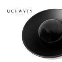 Uchwyt-galka-mosiezna-kielich-K3-kolor-czarny-z-kamieniem-naturalnym-czarnym-obsydian