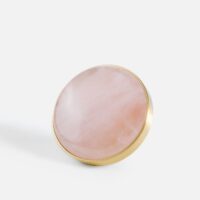 Uchwyt-galka-ozdobna-mosiadz-i-kwarc-rozowy