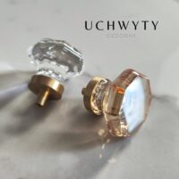 Uchwyt-krysztalowy-ozdobny-mosiezny-szampanski-i-przezroczysty-oktagonalny