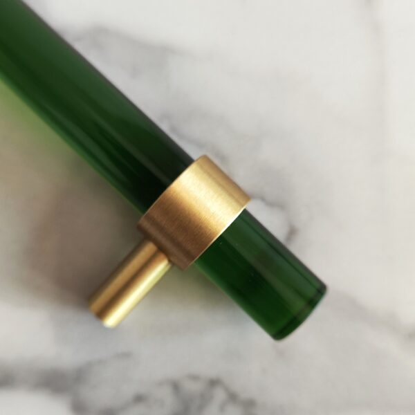 Uchwyt-mosiezny-z-krysztalem-zielonym-150mm Uchwyt-mosiezny-z-krysztalem-zielonym-150mm