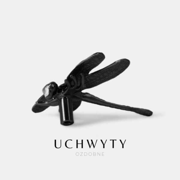 Uchwyt-meblowy-mosiezny-wazka-kolor-czarny Ważka czarna