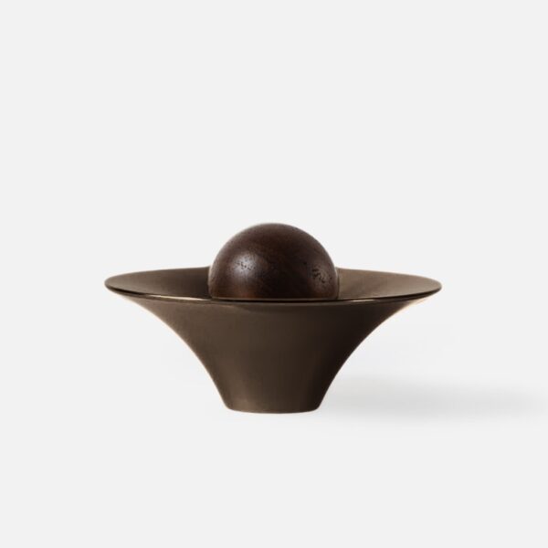 UCHWYT-KIELICH-K5-CZEKOLADA-Z-DREWNEM-ORZECHOWYM Kielich K5 w kolorze czekoladowym